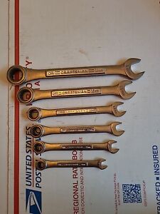 New ListingCraftsman USA 42445 6-pc Metric HD Ratcheting Combination Wrench Set,Incomplete