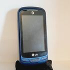 LG Xpression C410 Blue AT&T Cellular Phone Slider with Keyboard Untested