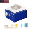 2.6in / 3.9in Mini Pottery Wheel 2 Turntables Ceramic Forming Machine Adjustable