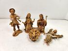 Vintage Fontanini Depose Nativity Set 5 Figures 2” Made In Italy Used Condition