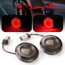 2X 1157 RED LED Rear Brake Tail Turn Signal Light For Street Road Glide Touring