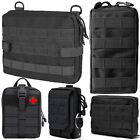Black Tactical Molle Medical First Aid Kit Pouch EDC Utility Belt Bag IFAK Pouch