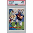 Graded 2010 Topps TIM TEBOW #440 Leaping Rookie RC Football Card PSA 10 Gem Mint