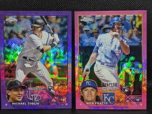 2023 Topps Chrome Logofractor Parallels. Rookies and Vets. You pick!