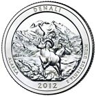 2012 P Denali National Park Quarter. ATB Series Uncirculated From US Mint roll.