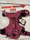 NEW KONG ULTRA DURABLE WASTE BAG PINK REFLECTIVE DOG HARNESS SIZE LARGE