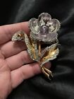 RARE EARLY Mb BOUCHER FLOWER BROOCH - INCREDIBLE!!!