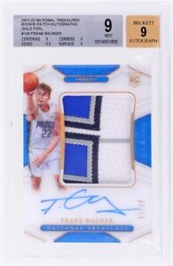 2021 National Treasures Rookie Patch Auto RPA Gold FOTL Franz Wagner /24 BGS 9