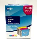 Epson 69 COLOR Ink Cartridges (Cyan, Magenta, Yellow) ~ All NEW~ factory sealed.