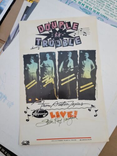 STEVIE RAY VAUGHAN ORIGINAL RARE SIGNED AUTOGRAPHED 1979 TOUR  CONCERT POSTER