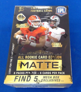 New Listing2021 Wild Card Matte Football All Rookie Card Edition Sealed Mega Box BLACK