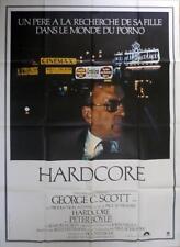 HARDCORE - GEORGE C SCOTT / SCHRADER - XRATED - ORIGINAL LARGE MOVIE POSTER
