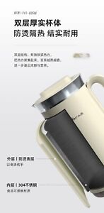 New ListingBear Portable Mini Soy Milk Maker with Free Filtering and Self-Cleaning 600ML
