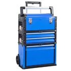 BIG RED Stackable Rolling Tool Box Portable Metal Toolbox Organizer,Blue