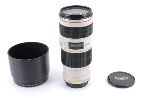 Canon EF 70-200mm F/4 L IS USM Zoom Lens + Hood [Mint] from JP #L2063
