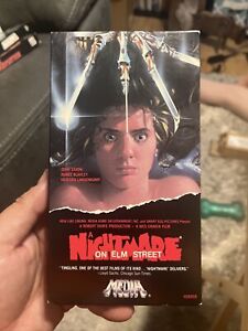 A Nightmare on Elm Street VHS Media Freddy Krueger Horror 1984 Movie RARE