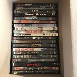 DVD Lot of 34 Action Movies See Pictures For Titles