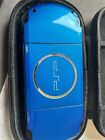 Sony PSP-3000 Vibrant Blue Handheld Console With 7 Games And A 128gb SD Card