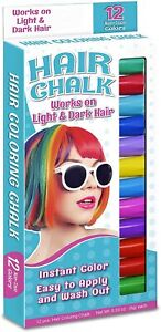 The Pencil Grip Hair Stix Hair Chalk 12 colors