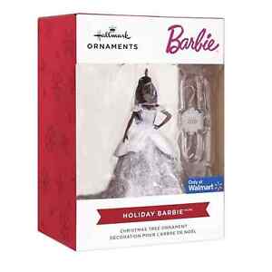 New Listing2021 Hallmark Holiday Barbie Christmas Tree Ornament Hook Walmart Exclusive NEW