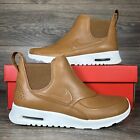 Nike Women's Air Max Thea Mid Brown White Comfort Slip-On Sneaker Boots Shoes