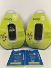 Easy Go Powered By H2O Wireless-AT&T Alcatel 510A Cell Phone/3 In 1 SIM X2 New!