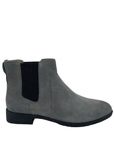 Vionic Water Repellent Suede Chelsea Boots Alana Charcoal