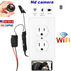 4K/2K/1080P HD Home Security Nanny Camera Wall AC WIFI IP Wall Outlet Receptacle