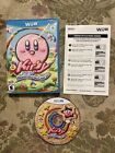 Kirby and the Rainbow Curse (Nintendo Wii U, 2015) Complete In Box Nice Disc !!