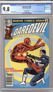 🔥 NEWSSTAND DAREDEVIL #183 CGC 9.8 WP 1982 PUNISHER CLASSIC COVER FRANK MILLER