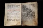 Antique Ethiopian Coptic Christian manuscript handmade vellum Bible