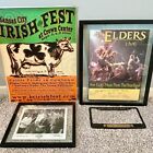 ELDERS BAND Lot Signed Photograph KC Irish Fest Concert Poster Irish Band RARE