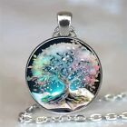 Tree Of Life Round In Book Pendant Necklace Men Women Fashion Colorful Fancy New