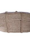 Vintage Handcrafted Wicker Baby Bassinet Basket Bed Cradle Crib / Easter Outfit
