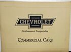 1923 Chevrolet for Economical Transportation Commercial Cars Sales Brochure