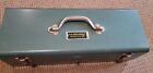 Vintage B K SERVICE Tool Tackle Box Cantilever Partitioned Tray Indianapolis In.