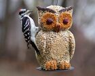 Bird Buddy Owl Handmade Hanging Wild Bird Seed Feeder (Ultimate Bird Lover Gift)