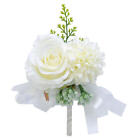 Wedding Boutonniere Rose Corsage Flower Groom And Best Man Boutonnieres