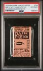 1933 4/29 BABE RUTH Hits LOU GEHRIG Streak Yankees Baseball Ticket Stub PSA Pop1