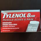 TYLENOL 8 Hour Muscle Aches And Pain Treatment - 100 Count 650 Mg  Free Shipping