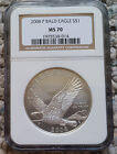 2008 P S$1 Bald Eagle Commemorative Silver Dollar NGC MS70