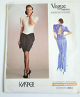 VOGUE DESIGNER Sewing Pattern 2072 Kasper Misses Evening Dress Size 6-8-10 UNCUT
