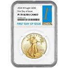 Presale - 2024-W Proof $50 American Gold Eagle 1 oz NGC PF70UC FDI First Label