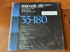 NOS SEALED Maxell UD35-180 N 10.5” Reel to Reel Professional Use Recording Tape