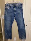 Levis 501 Acid Wash Jeans Mens 34x30 Button Fly Distressed USA Made Red Tag