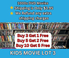 Kids Movies DVD Lot 3 Pick & Choose$2.99 Combined Shipping(FREE DVDS W/PURCHASE)