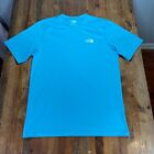 The North Face Shirt Mens Small Blue Tee Flashdry Casual Lightweight Hiking
