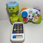Lot Of 3 Fisher Price Infant Toddler Development Learning Toys Phone Game Works