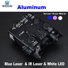 WADSN Hunting DBAL A2 Metal Blue IR Aiming Laser Hunting Strobe Light Black PEQ
