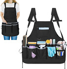 Professional Cleaning Apron for Housekeeping Water-Resistant Multiple Pockets Ad